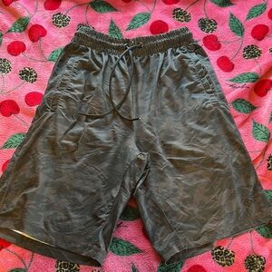 Men's Gray Camo Shorts
